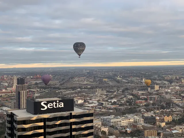 hot air balloons