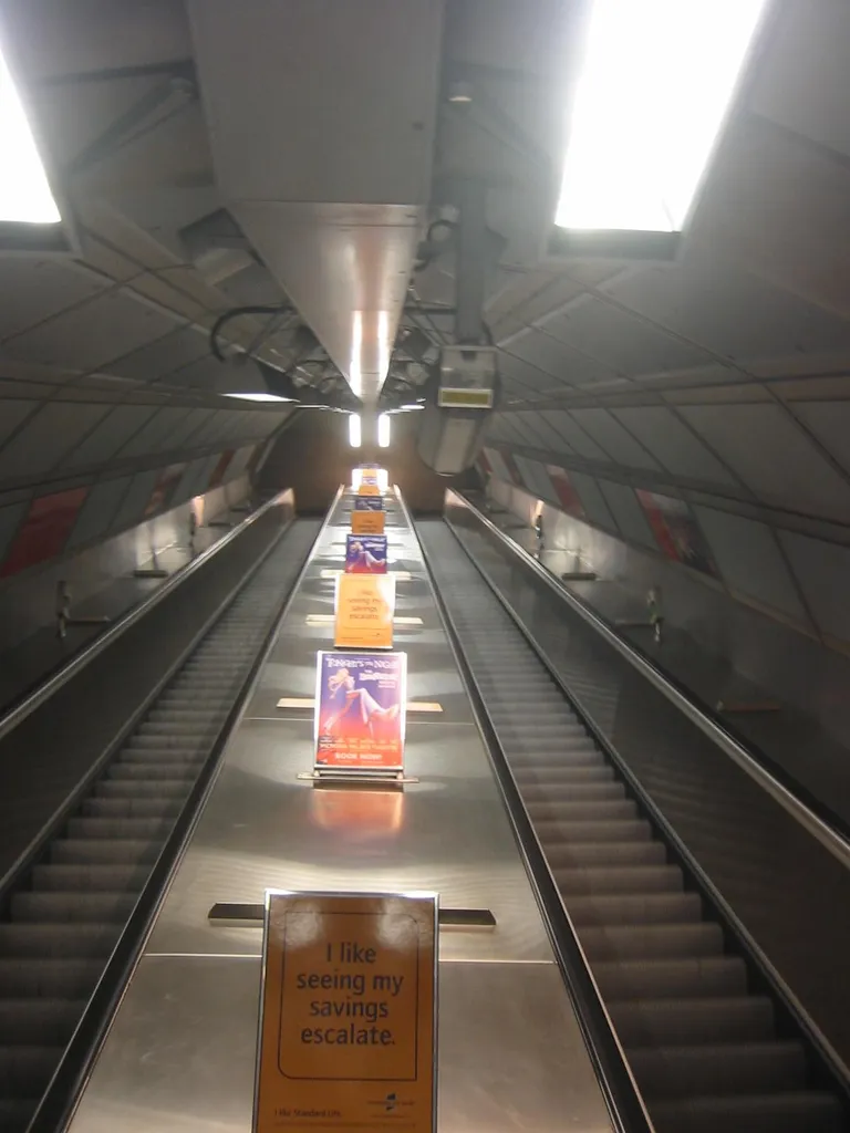 heathrow escalator