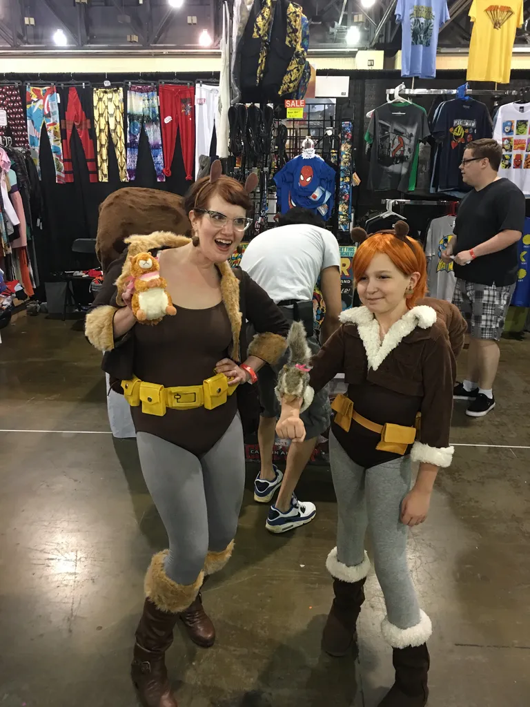 two Squirrel Girls