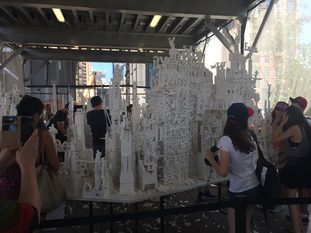 high line cooperative lego structure