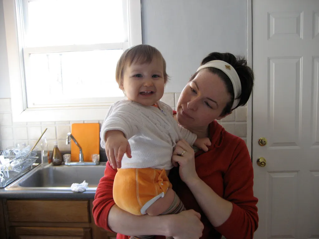 mj, mommy, and orange pants