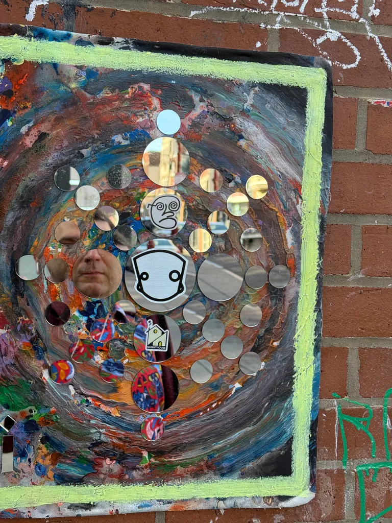 weird decoration on a building