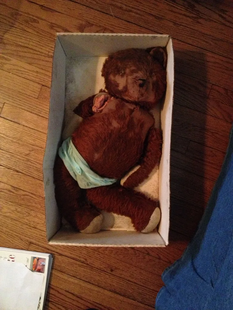 teddy bear corpse