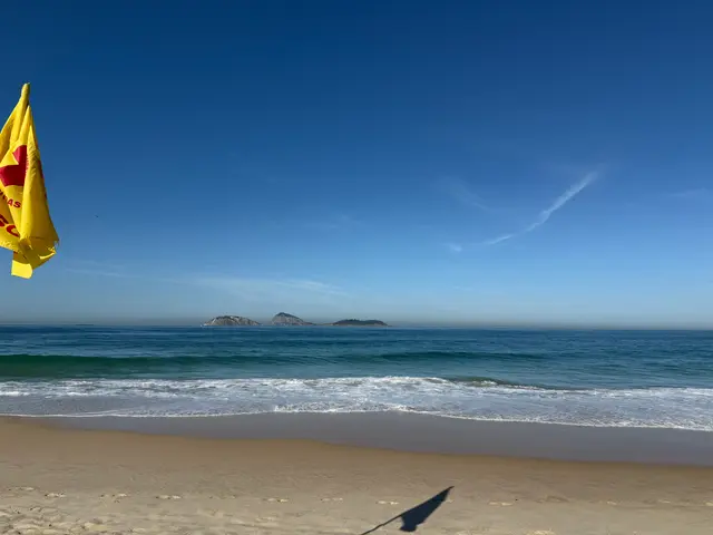 the beach at Ipanema