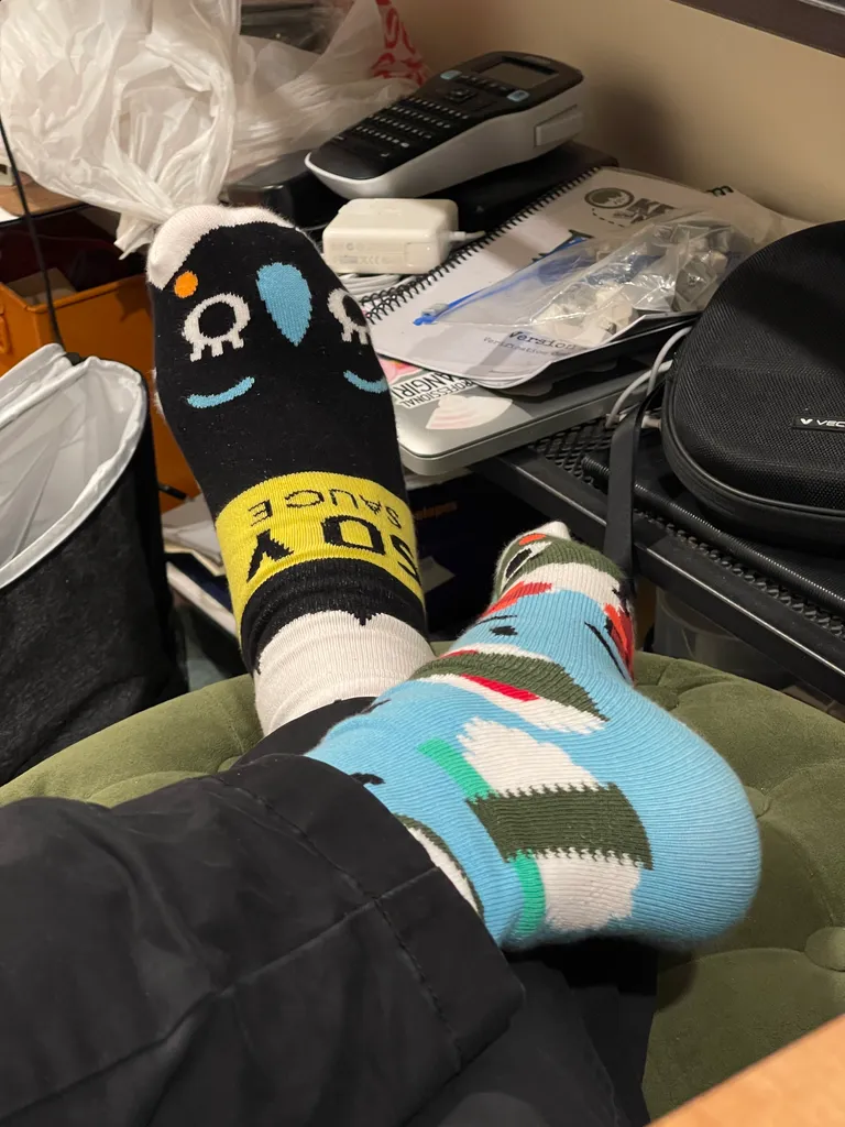 my cool new socks