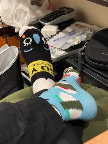 my cool new socks