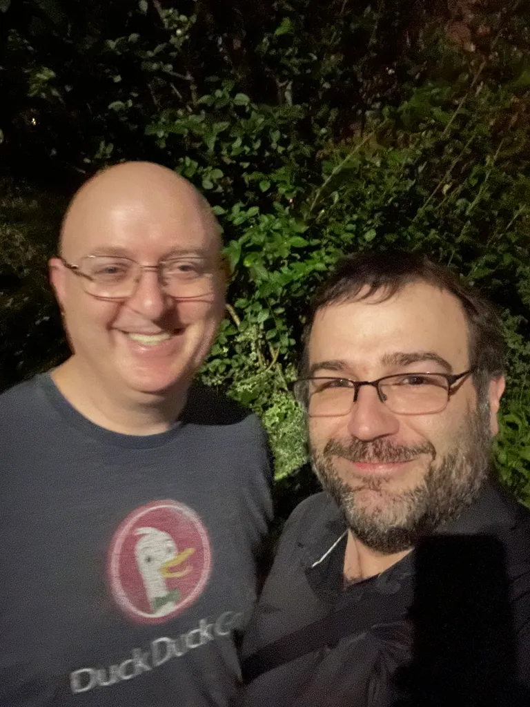 got drinks with David!