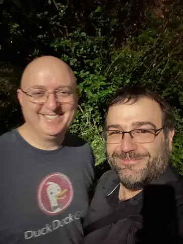 got drinks with David!