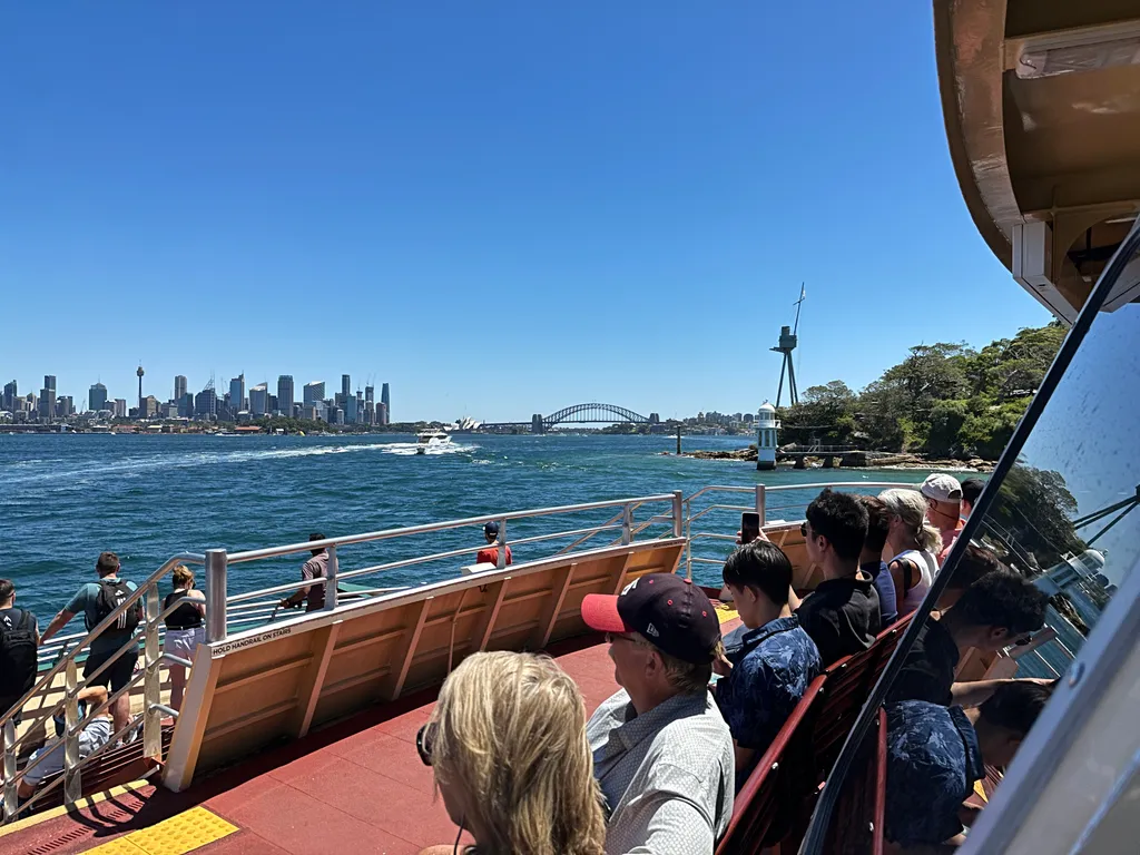 ferry back to Circular Quay