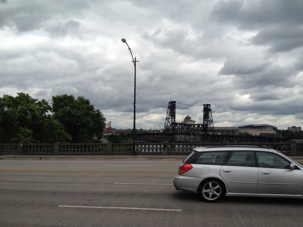 a view from the Burnside Bridge