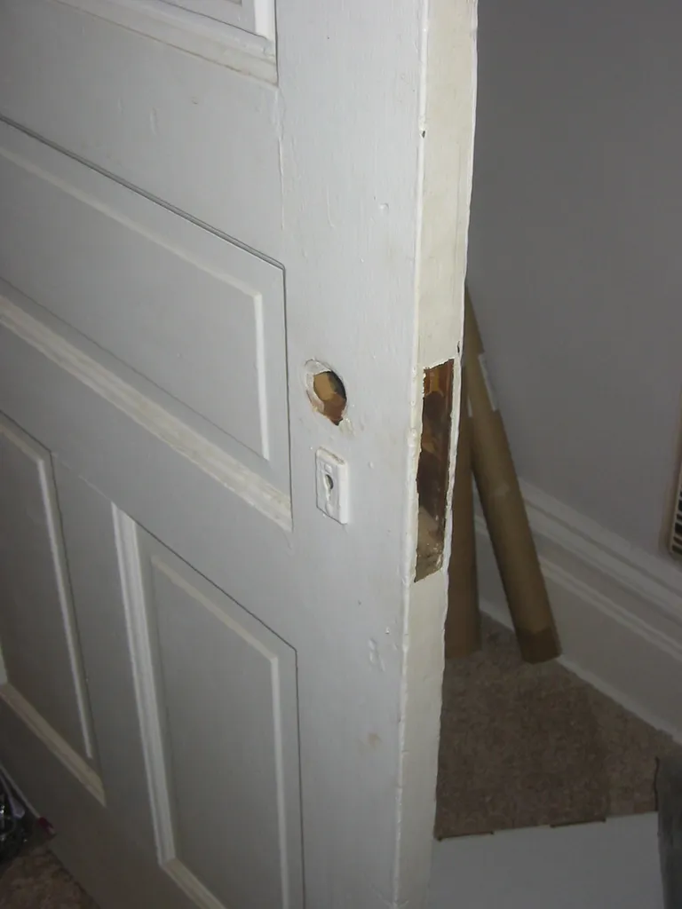 office door, sans hardware