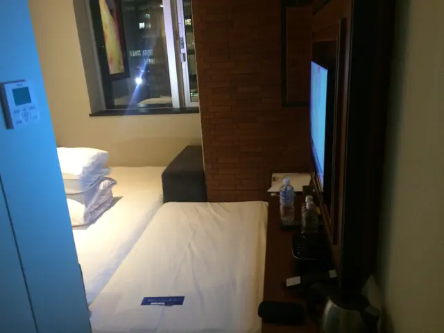 my tiny hotel room