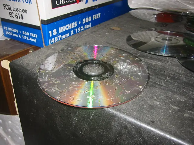 destroying old msdn discs, img_1777