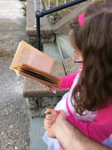 Martha won't stop reading