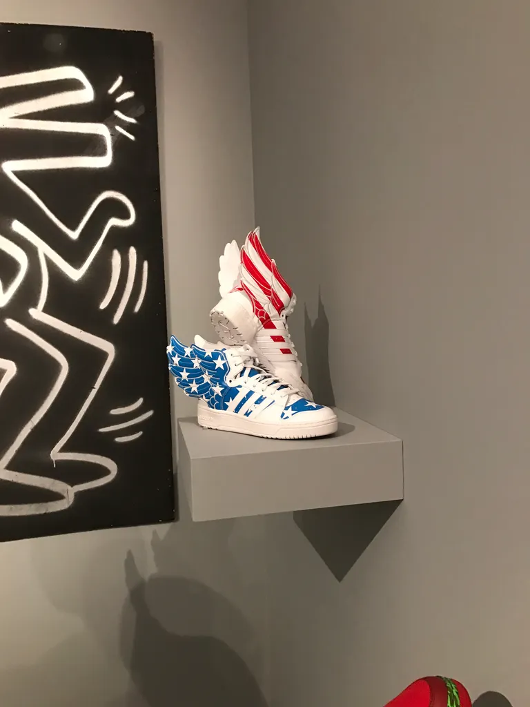 winged sneakers