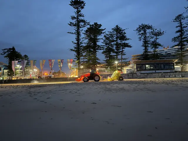 at Manly Beach