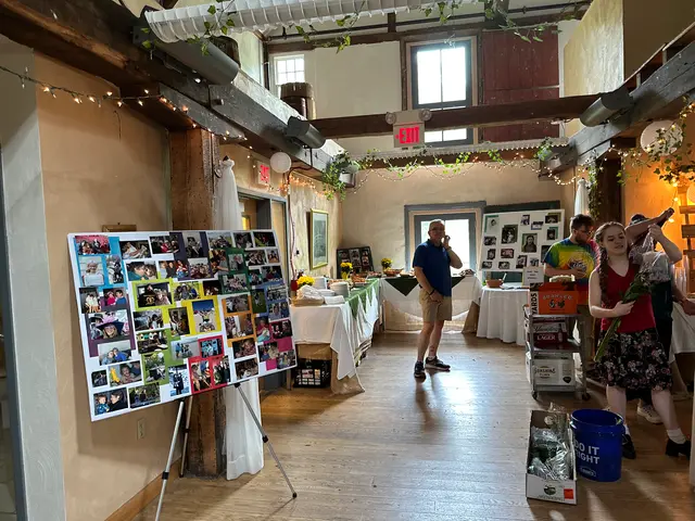setting up the venue