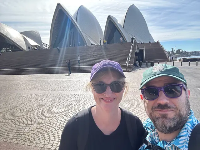 me and Helen at the opera house