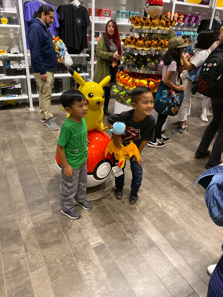 at the Nintendo store