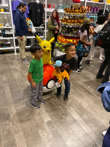 at the Nintendo store