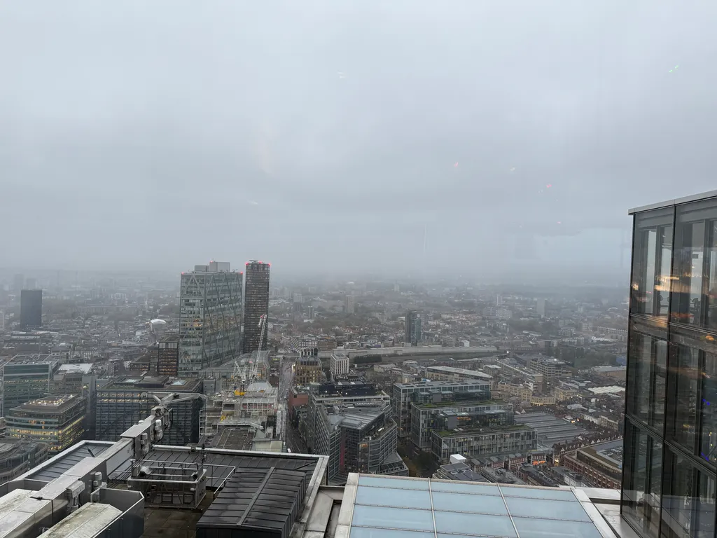 view from Duck & Waffle