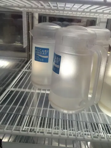 Pocari Sweat jugs
