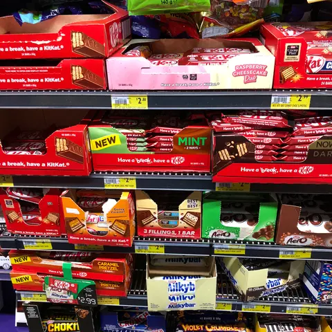 so many kit kats