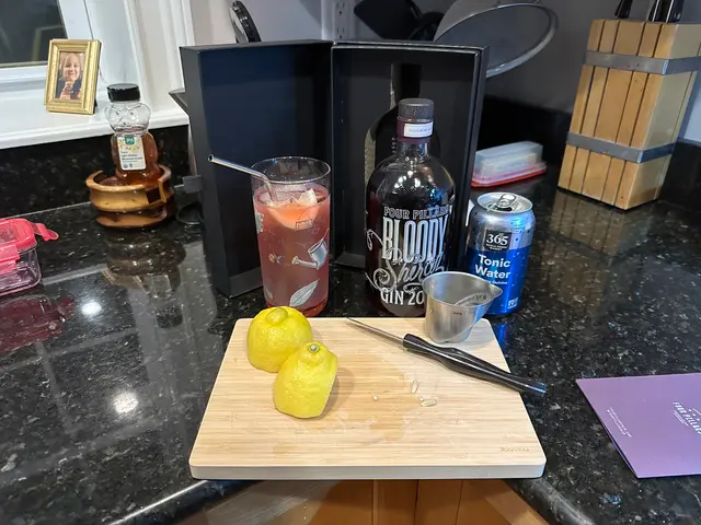 bloody gin and tonic