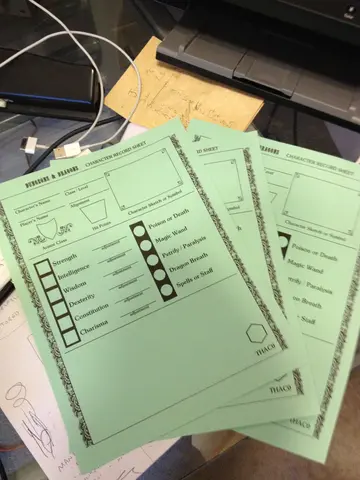green paper means I'm old school