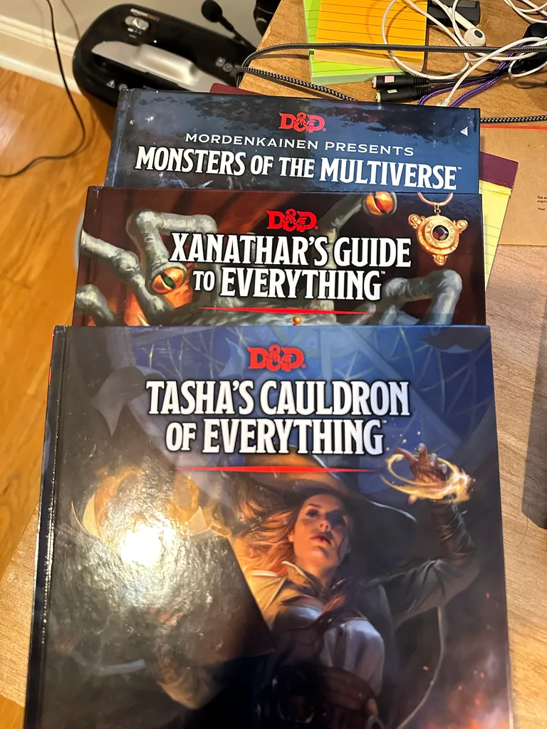 I got some D&D books.
