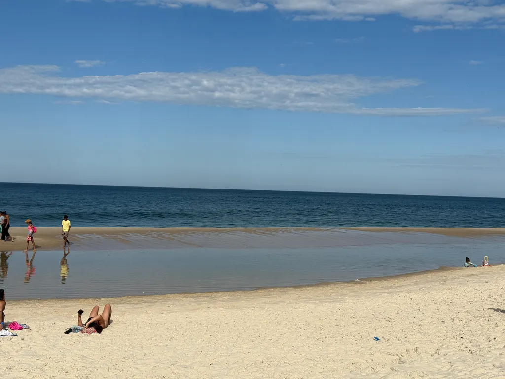 the beach at Ipanema