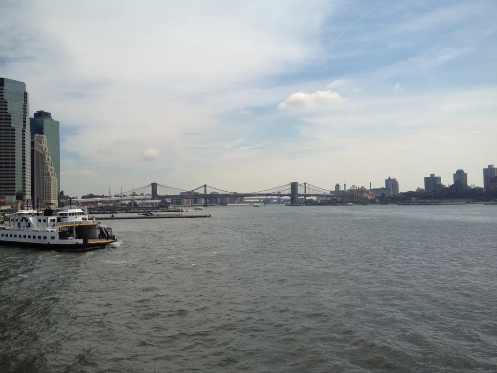 the view from the ferry
