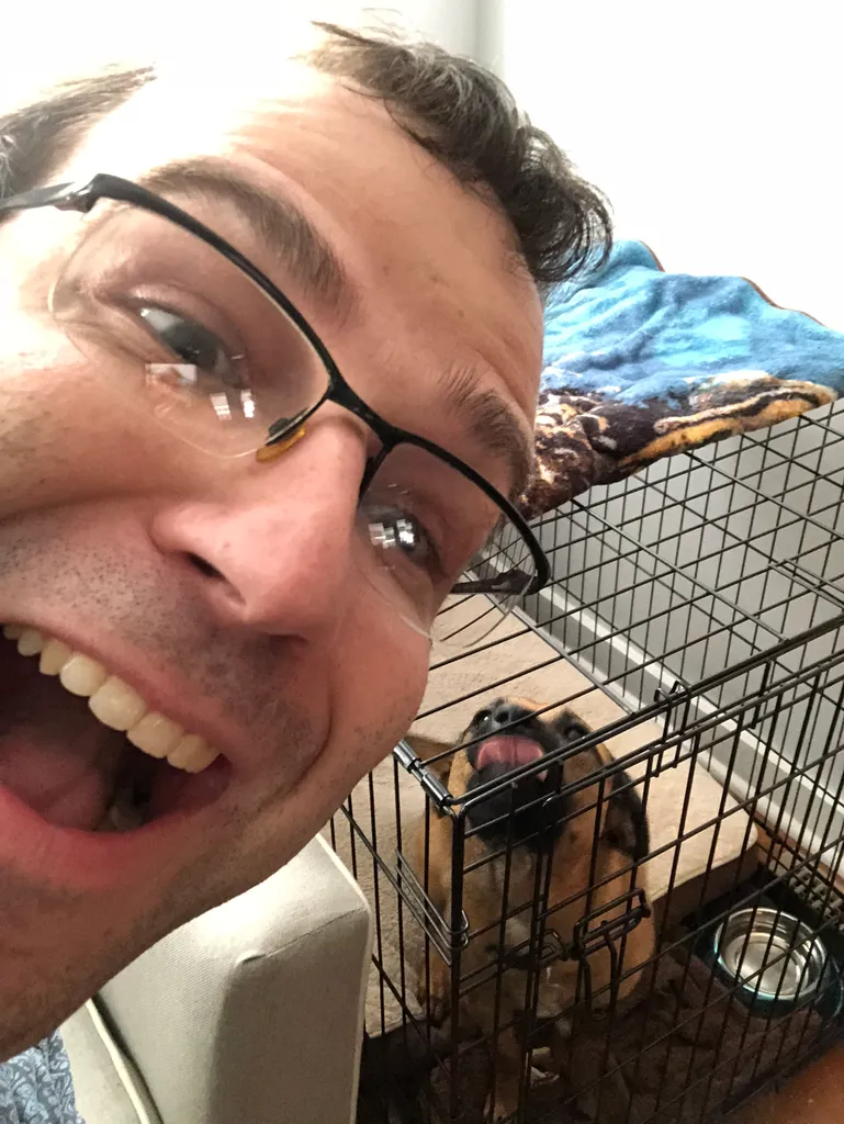 me and Gary dog