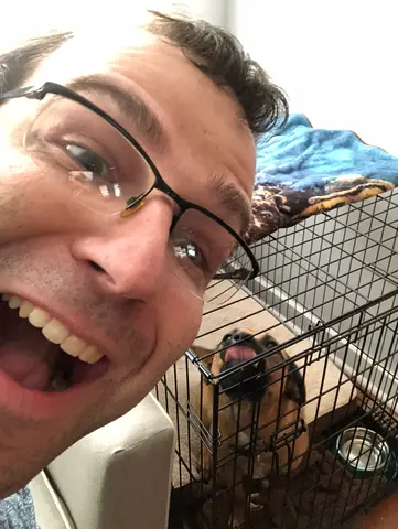 me and Gary dog