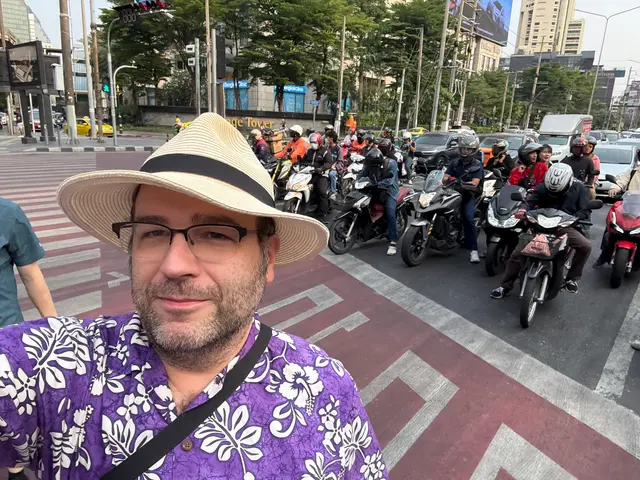 walking through Bangkok