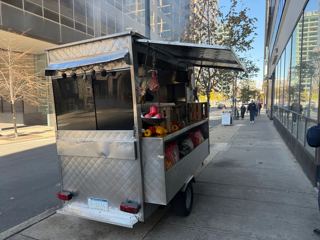 Octopus falafel cart