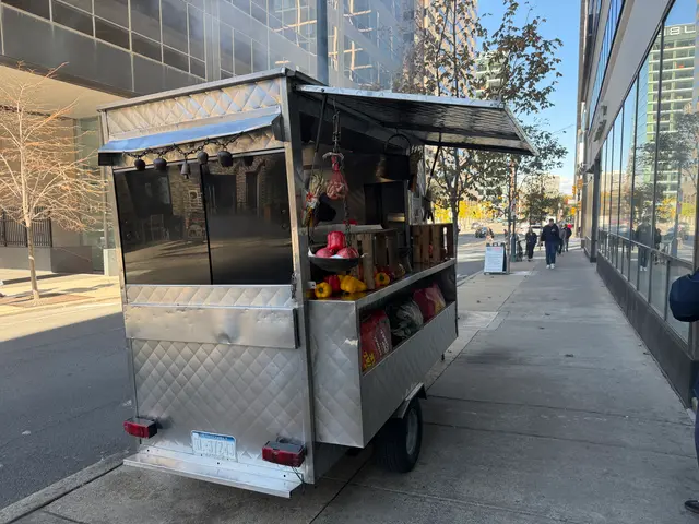 Octopus falafel cart