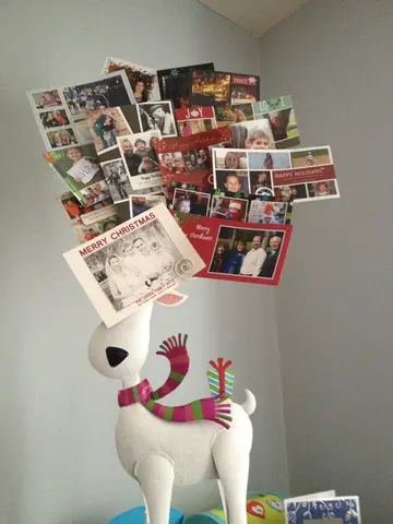 reindeer card holder