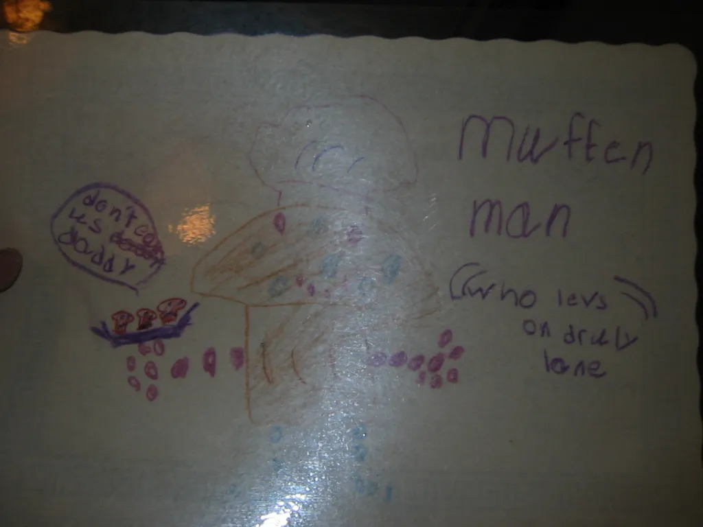 the muffin man; a placemat at hack's