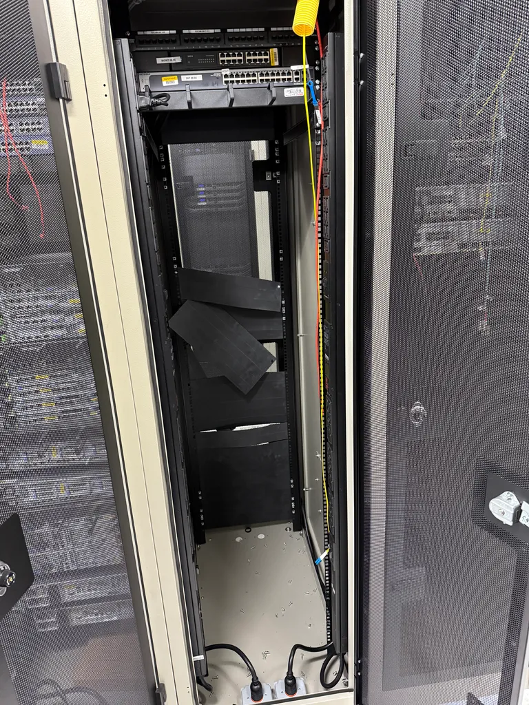 the empty rack