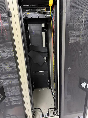 the empty rack