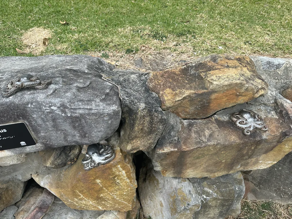 tiny sculptures at Manly