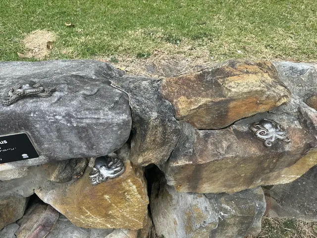 tiny sculptures at Manly