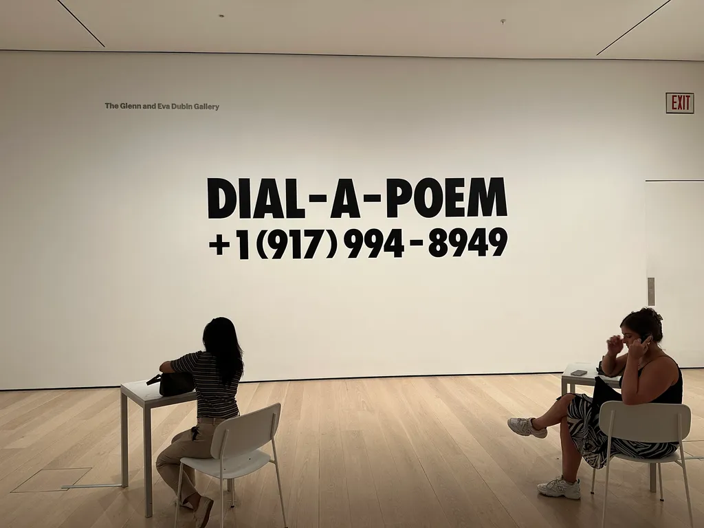 seen at MoMA: Dial-A-Poem