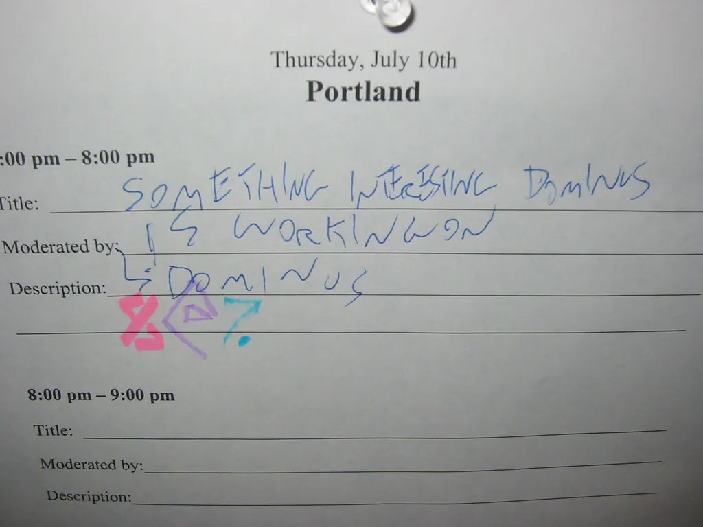 oscon 2003, MJD's BOF