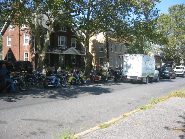 biker procession