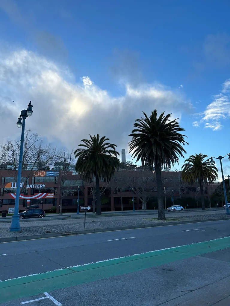 the Coit tower