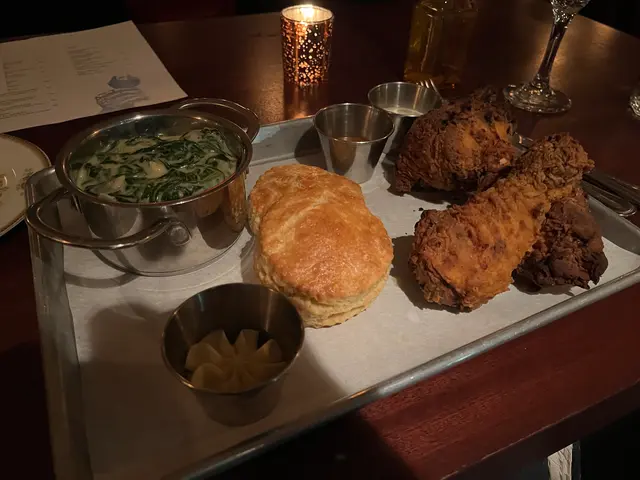 chicken dinner at Southwark
