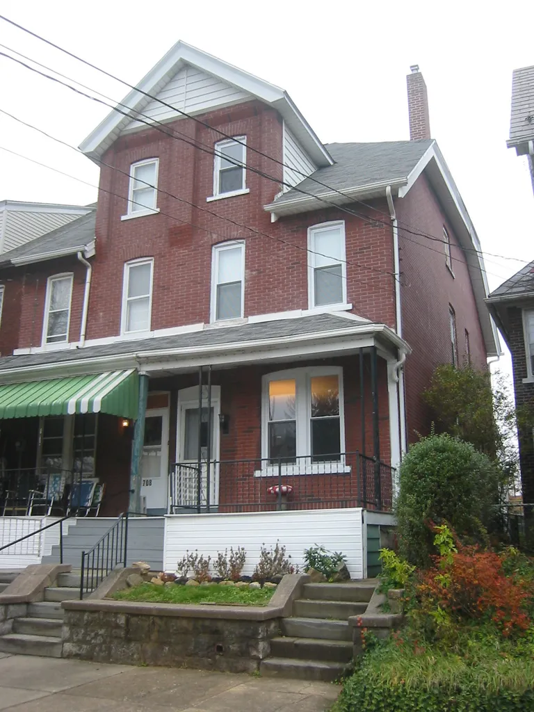 our house, from the southwest