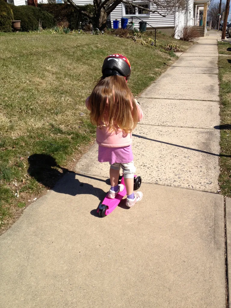 scooting to the park!